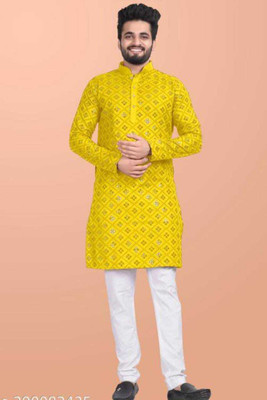 GRIVYA FASHION Men Kurta Pyjama Set