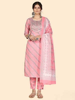 VBUYZ Women Kurta Pant Dupatta Set