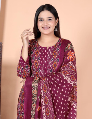 Fateh Enterprises Women Kurta Pant Dupatta Set