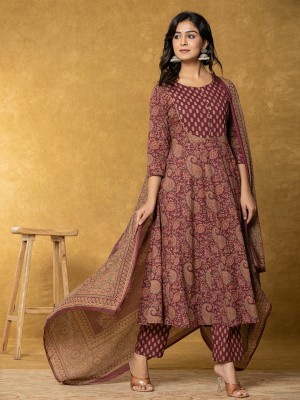 Yufta Women Kurta Pant Dupatta Set