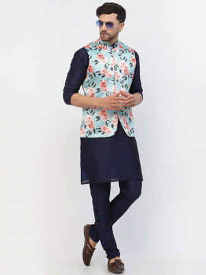 TS Lifestyle Men Kurta Churidar Ethnic Jacket Set