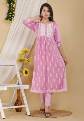 AK Shain Fashion Women Kurti Pant Set