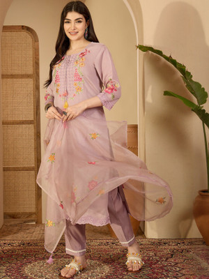 Sangria Women Kurta Pant Dupatta Set
