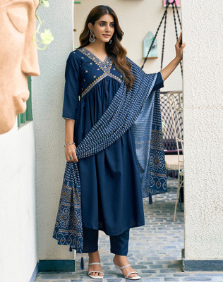 Skylee Women Kurta Pant Dupatta Set