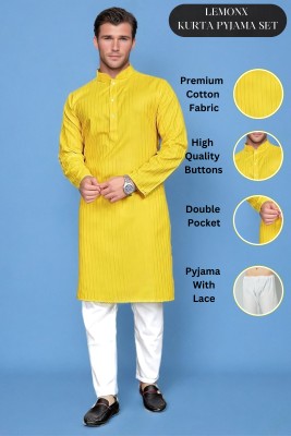 LEMONX Men Kurta Pyjama Set