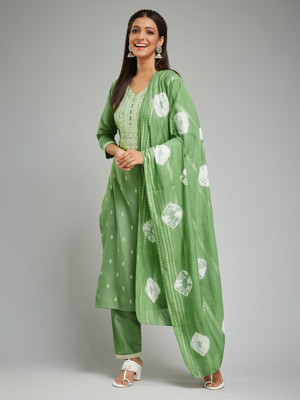 Gopi Kishan Premium Printed Kurta, Trouser/Pant & Dupatta Set