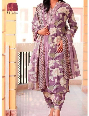 Knitts Fashion Women Kurti Pant Dupatta Set