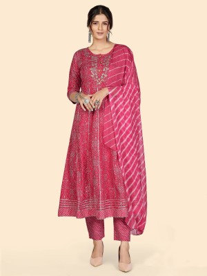 VBUYZ Women Kurta Pant Dupatta Set