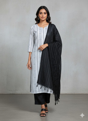 alliance collection Women Kurta Pant Dupatta Set