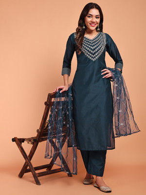 HouseOfCommon Women Kurta Pant Dupatta Set