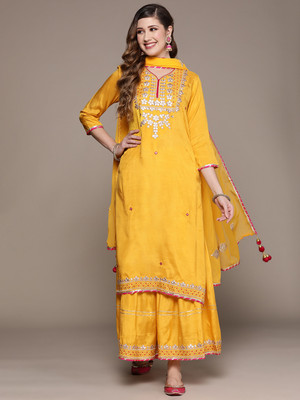 Ishin Women Kurta Sharara Set