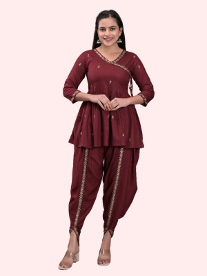 KASHISHIYA Women Kurta Dhoti Pant Set