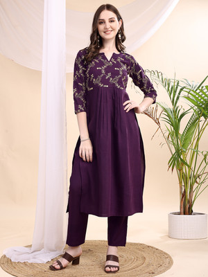 Granthva Fab Women Kurta Pant Set