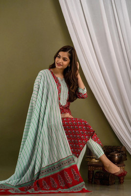 Prathmikta Women Kurta Pant Dupatta Set