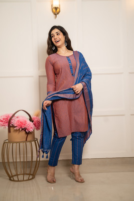Andheriyas Textiles Women Kurta Pant Dupatta Set