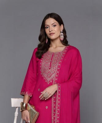 Indo Era Women Kurta Pant Dupatta Set