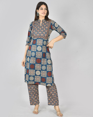 Anjali Fabrics Women Kurti Pant Set