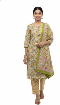 Warda boutique Women Kurti Pant Dupatta Set