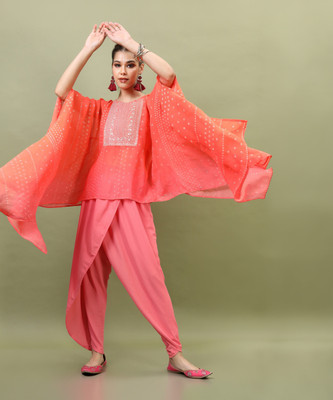 Vishudh Women Kurta Dhoti Pant Set