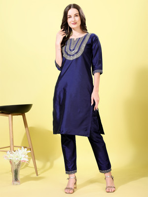 DEERGOLD FASHION Women Kurti Pant Set