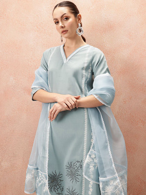 all about you Women Kurta Palazzo Set