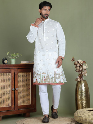 Jompers Men Kurta Pyjama Set