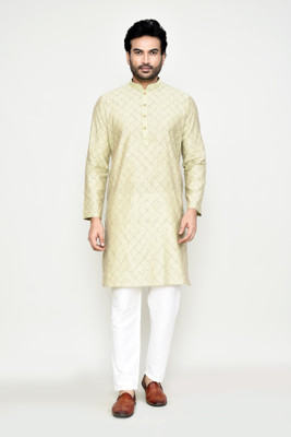 POLY2FAB Men Kurta Pyjama Set