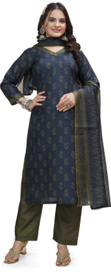 clickby Women Kurti Pant Dupatta Set