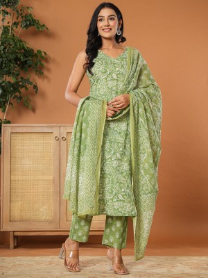 Yufta Women Kurta Pant Dupatta Set