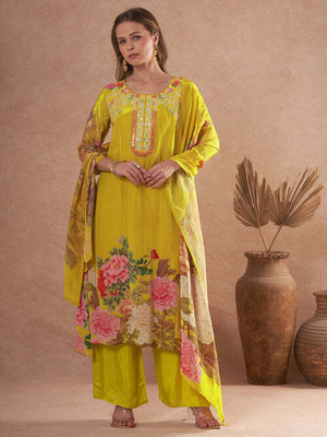 Fashor Women Kurta Pant Dupatta Set