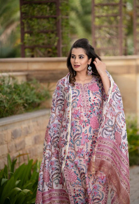 HouseOfCommon Women Kurta Churidar Dupatta Set
