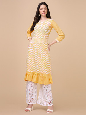 GUFRINA Women Kurta Palazzo Set