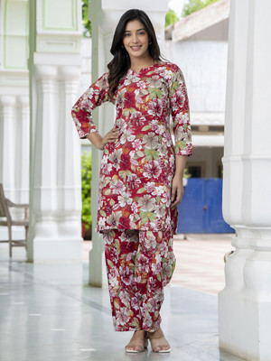 VredeVogel Women Kurta Palazzo Set