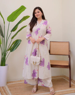 CHEELKA Women Kurti Pant Set