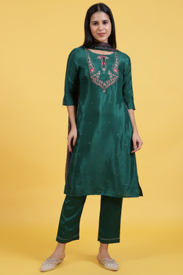 W Women Kurta Pant Dupatta Set