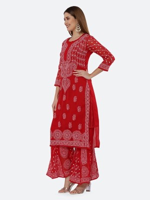 khaka Women Kurti Sharara Set