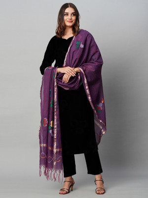 Tasrika Color Block Kurta, Palazzo & Dupatta Set