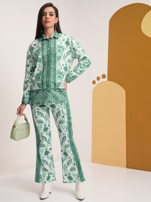 Vishudh Women Shirt Palazzo Set