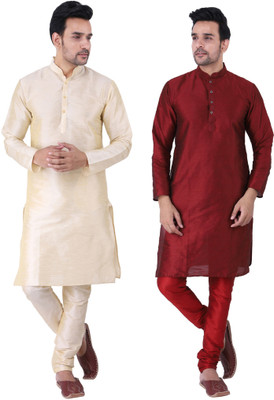 Sadree Men Kurta Churidar Set