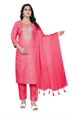 Zyra Creation Women Kurti Pant Attached Dupatta Set