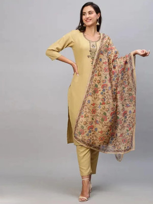 Pehnava Women Kurta Pant Dupatta Set