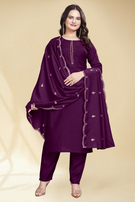 FLOVITTA Women Kurti Pant Dupatta Set