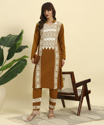 CANBLAR Women Kurta Palazzo Set
