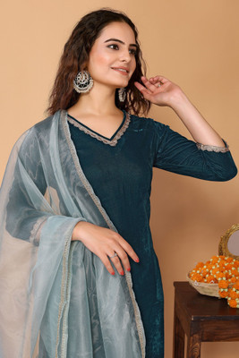 AVANSHEE Women Kurta Pant Dupatta Set