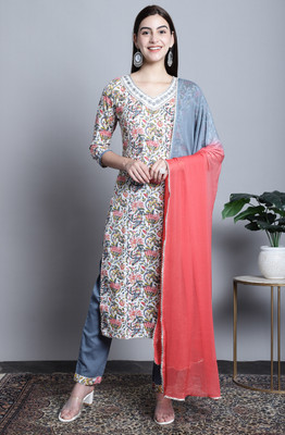 Rajnandini Women Kurta Pant Dupatta Set