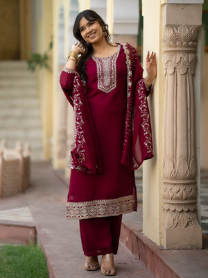 NAVLIK Women Kurta Pant Dupatta Set