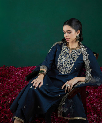 Indo Era Women Kurta Pant Dupatta Set