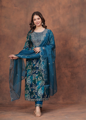 VIPY HANGER Women Kurti Pant Dupatta Set