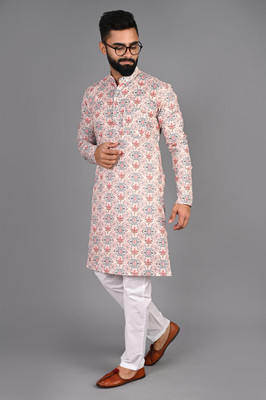 FUBAR Men Kurta Pyjama Set