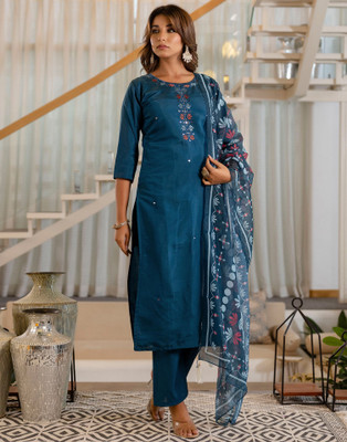 Divastri Women Kurta Pant Dupatta Set